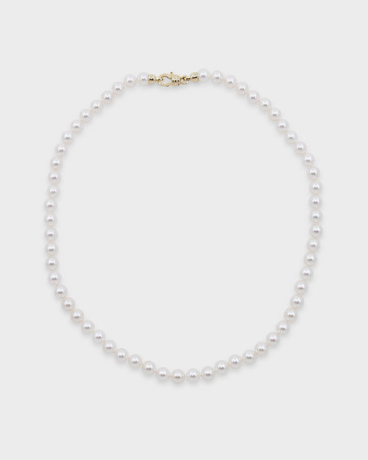 Classic Akoya Pearl Necklaces 14K Gold