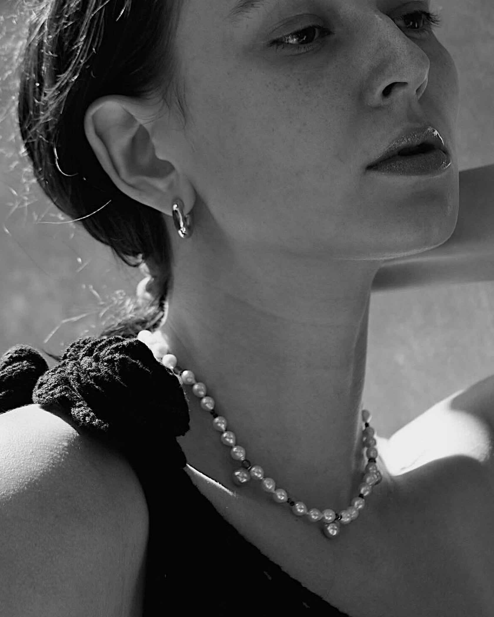 Elysian Blue Drops Pearl Necklace - MAPPERRI