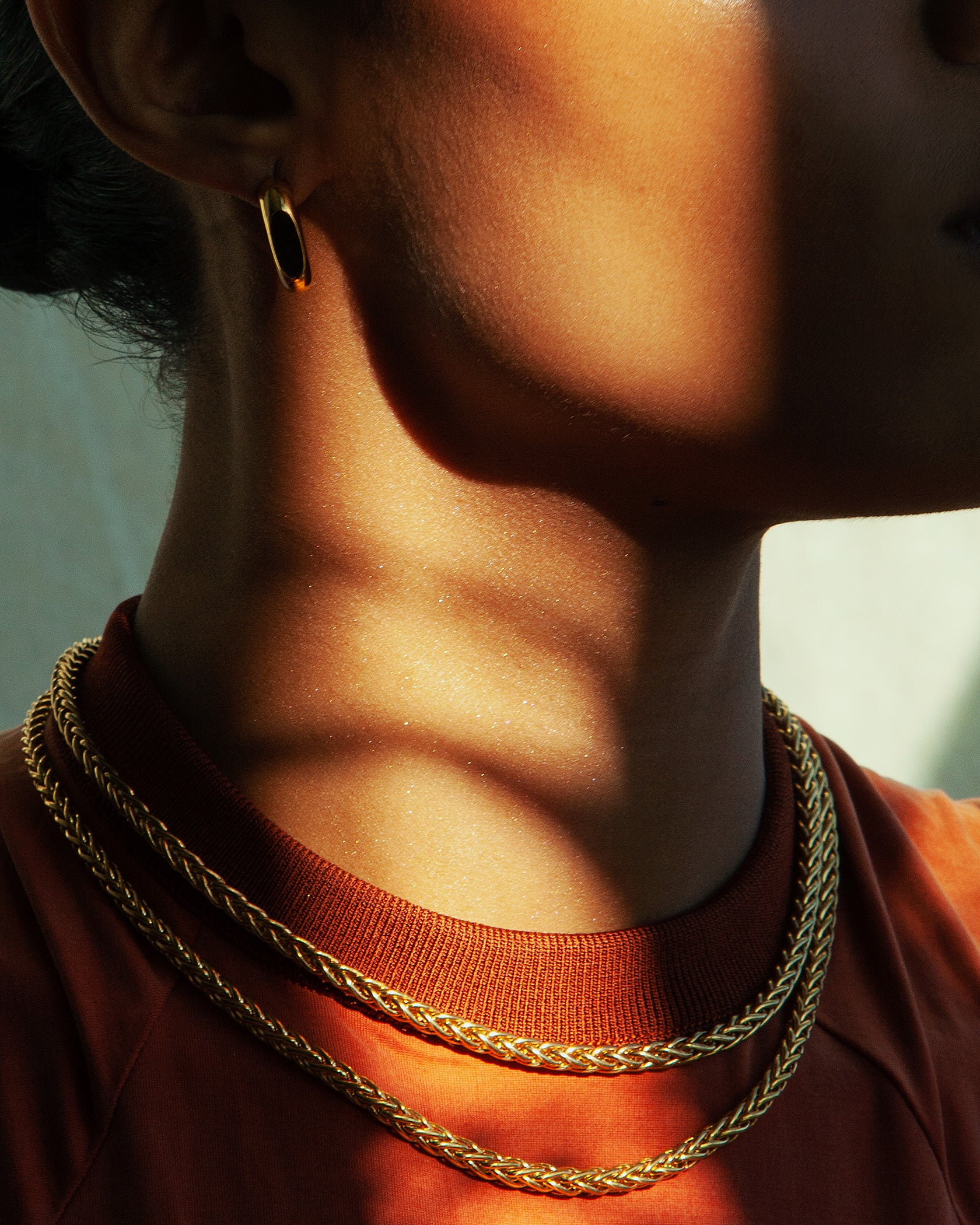 Spiga Chain Necklace Gold - MAPPERRI