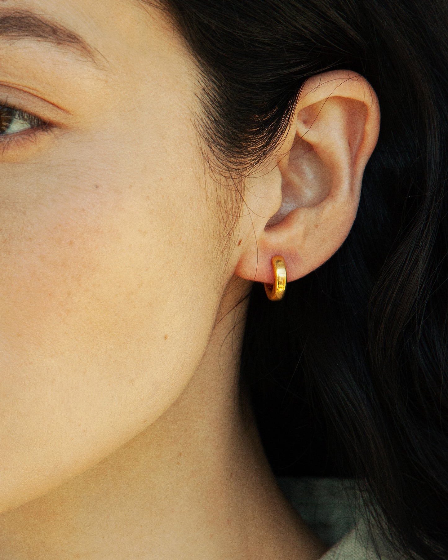 Mini Hoop Earring 8.0 Gold - MAPPERRI