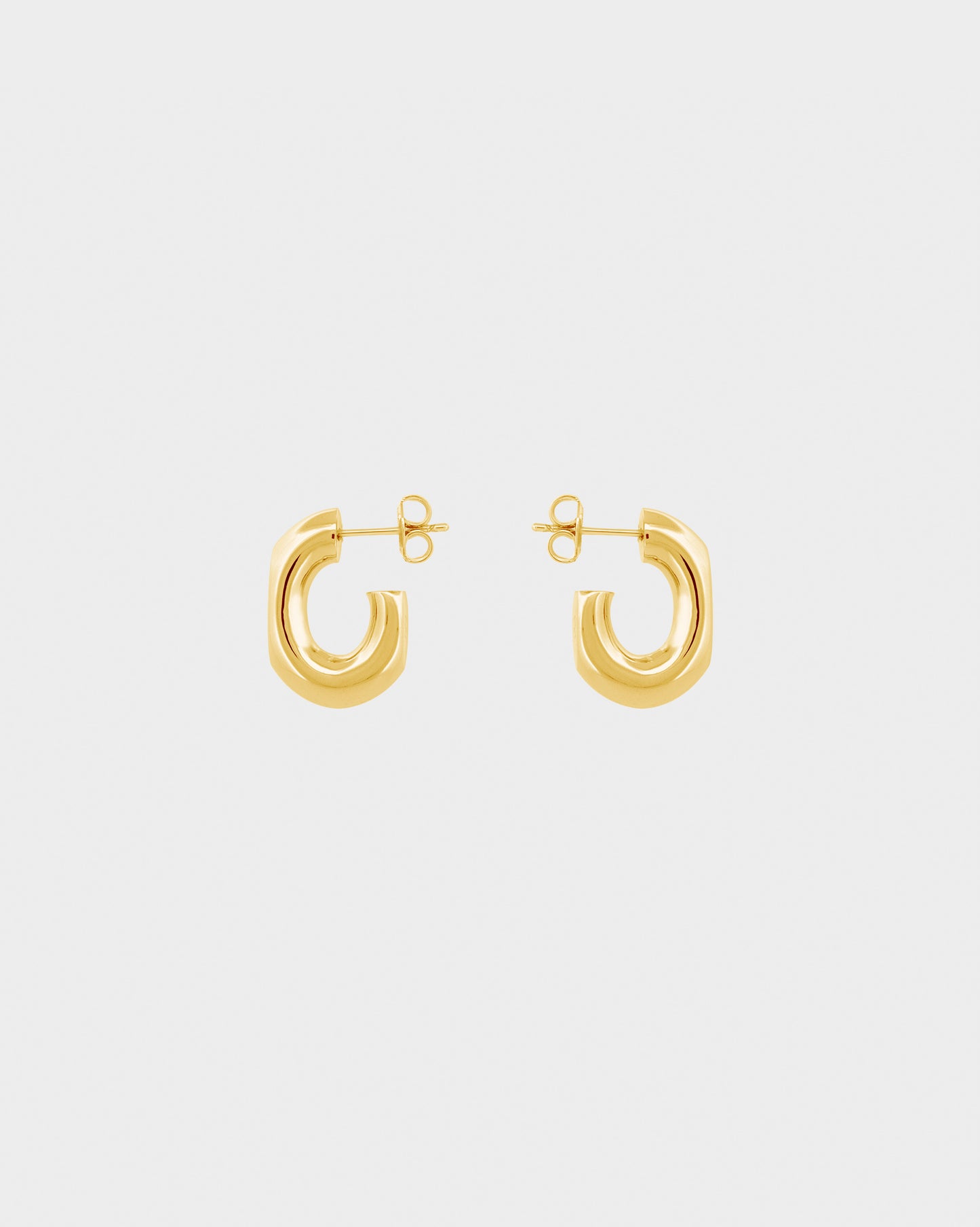 Port Earrings Medium Gold