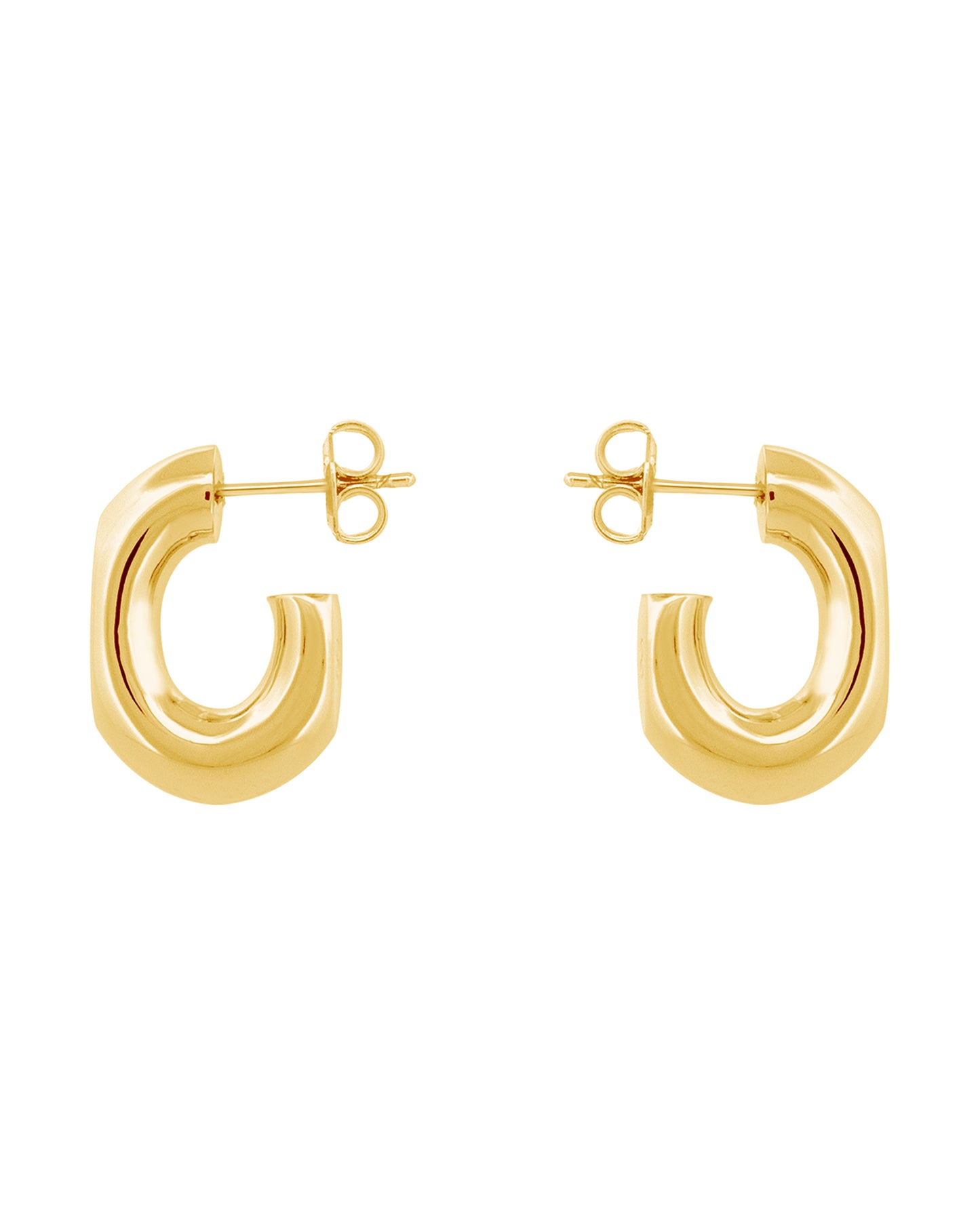 Port Earrings Medium Gold