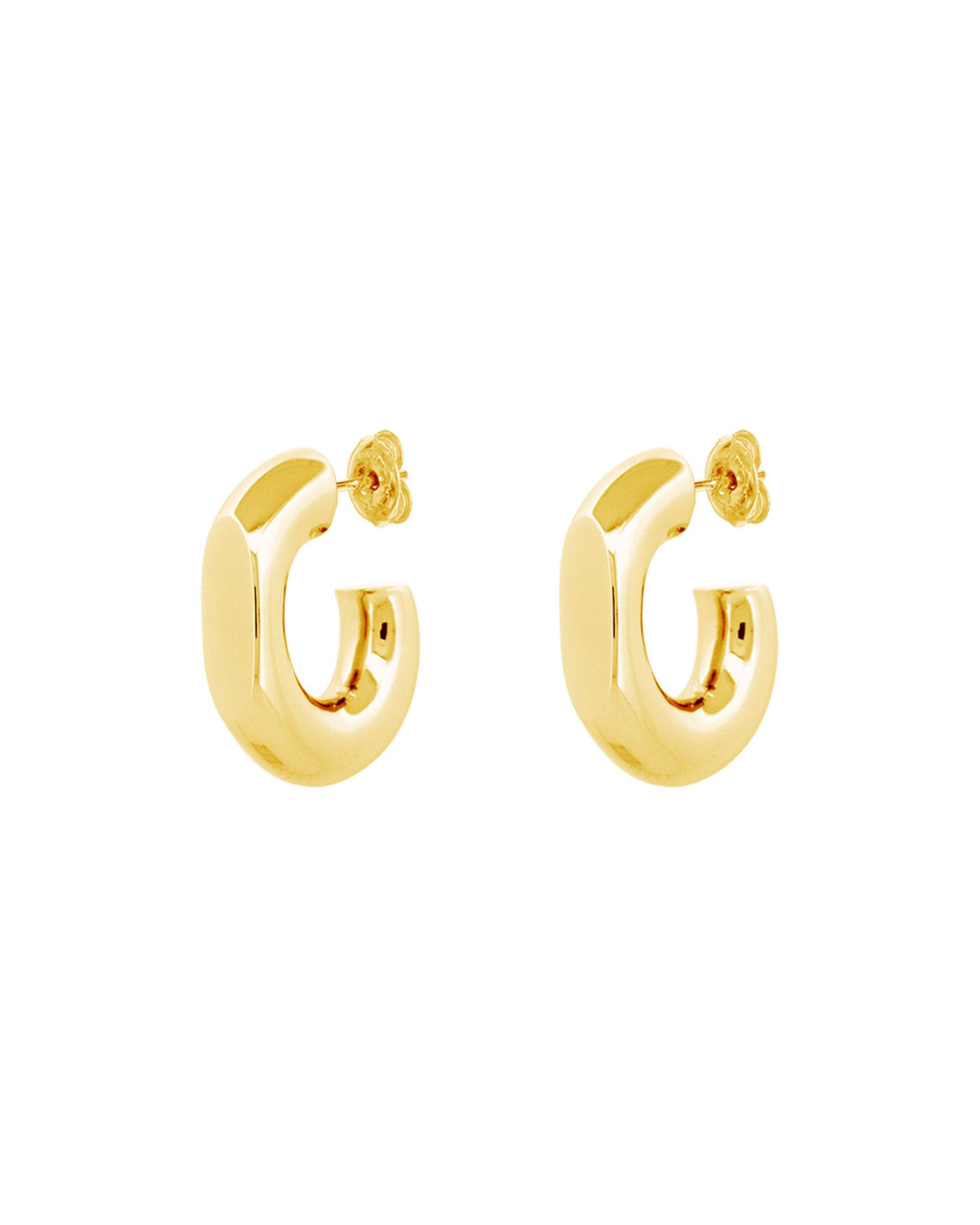 Port Earrings Medium Gold