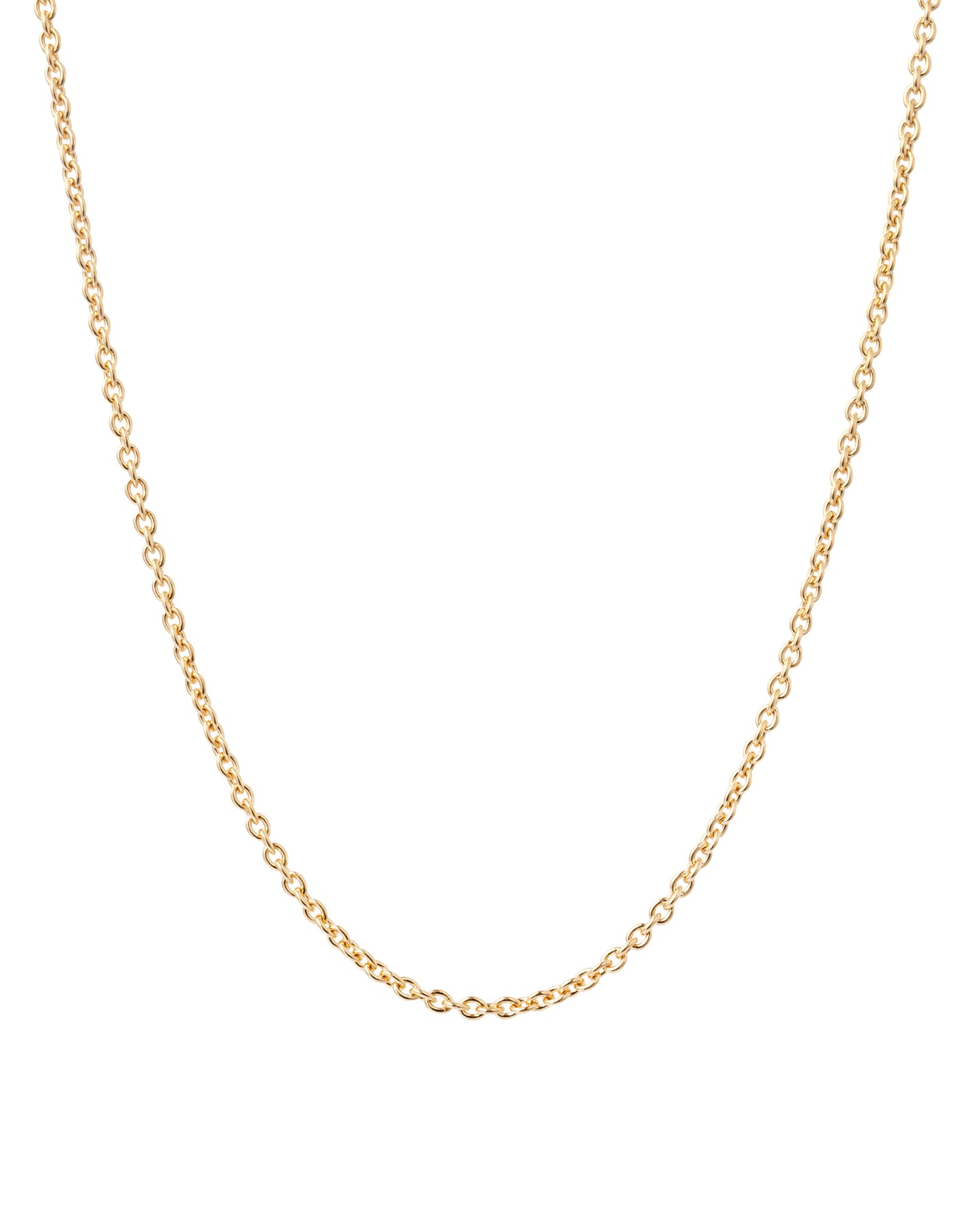 Thin Cable Chain Necklace 2.0 Gold