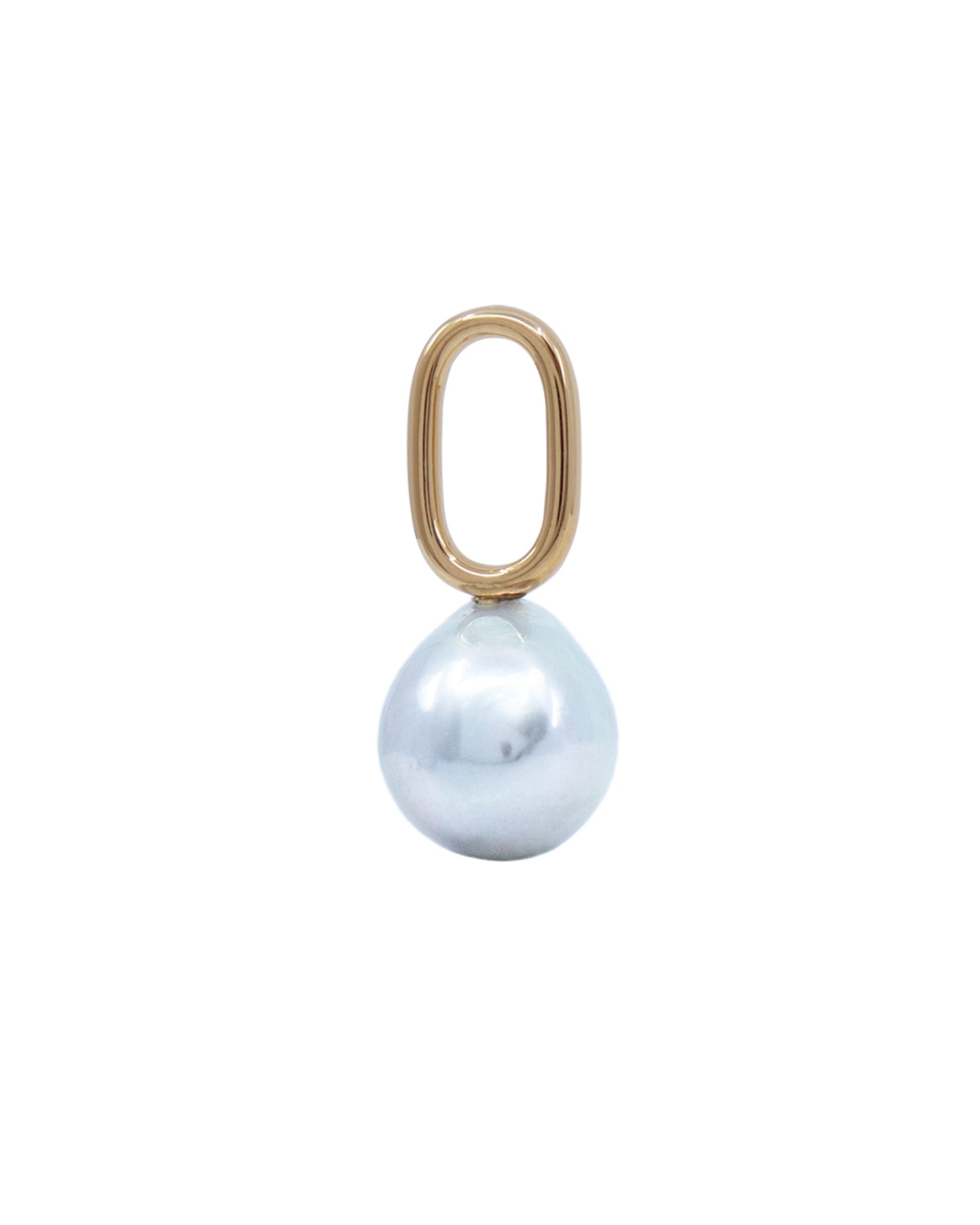 Blue Akoya Pearl L. Charm