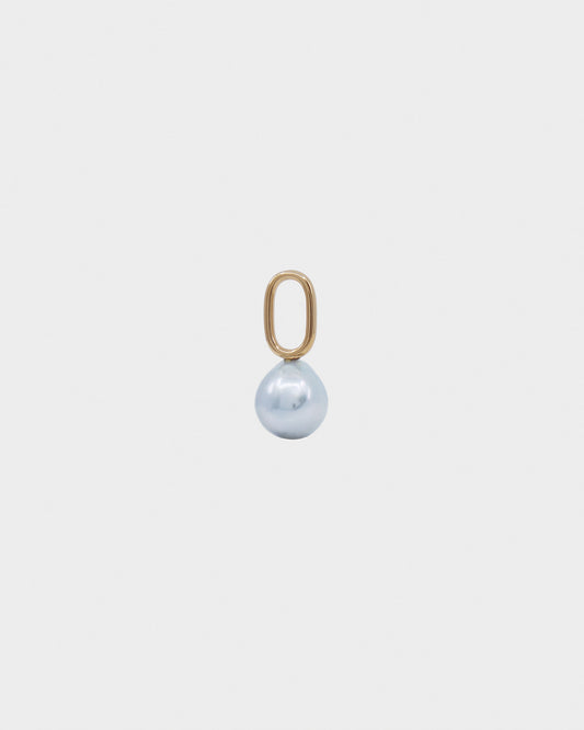 Blue Akoya Pearl L. Charm