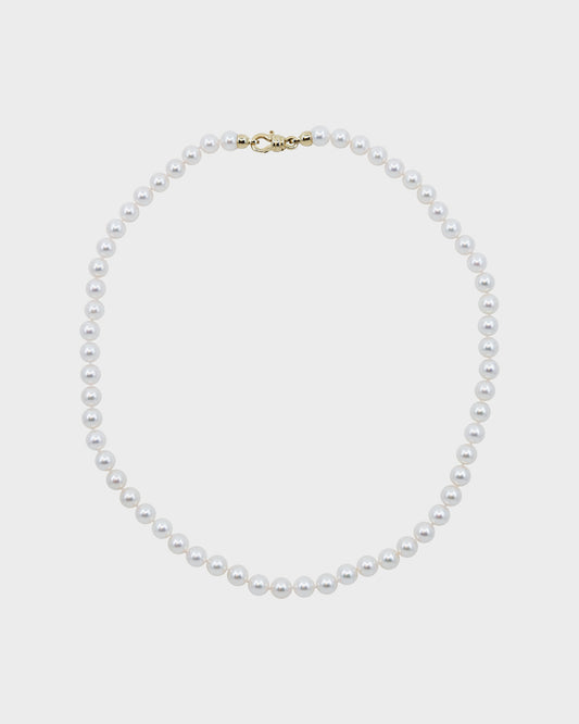 Classic Akoya Pearl Necklaces 14K Gold